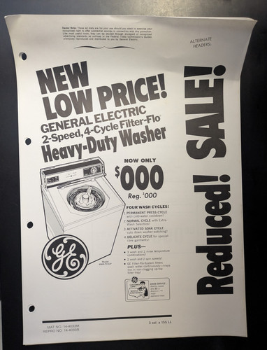 General electric appliances - electric,