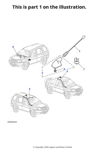 Land rover aerial roof - rover,