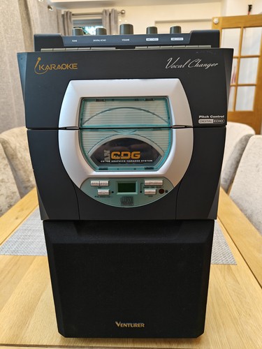 Venturer black karaoke system - venturer,