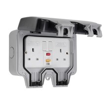 Castlec Weatherproof RCD Twin