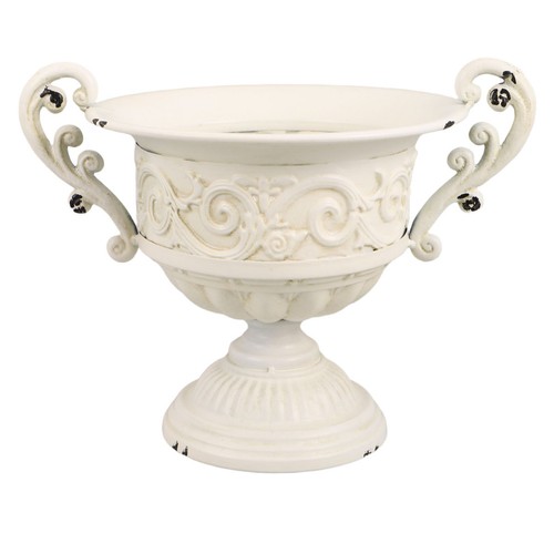 Plastic urn planter with - ,