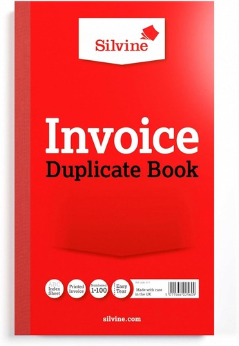 Silvine duplicate invoice book - silvine,