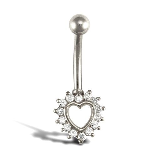 Body jewellery 9ct white - jewellery, gold