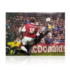 Dennis Bergkamp Signed Arsenal