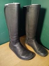 Vivobarefoot Ryder Size 2.5 35 Leather Boots Womens Barefoot Black