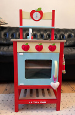 Wooden Toy Cooker - Le Toy Van Applewood Kitchen with clock.