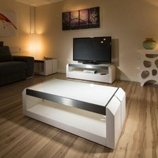 Large White Gloss / Glass