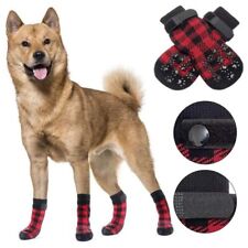 4pcs Paw Protector Dog Socks Outdoor Non Slip Socks For Large Small Pets
