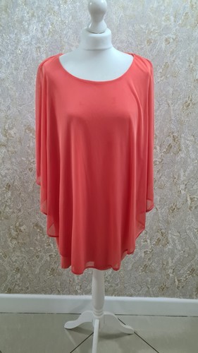 Ladies orange batwing - orange,