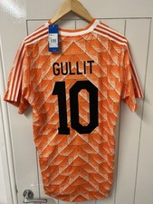Holland Shirt 1988 European Cup Winners With Gullit And His Number 10 On It.