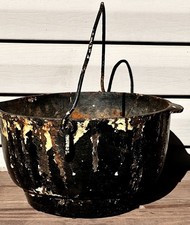 Vintage Cast Iron Bean Pot