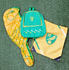 Norwich City Football Gift Bundle INFLATABLE CANARY Toy + Rucksack + Sports Bag