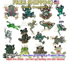 Frog Brooches for Women Men