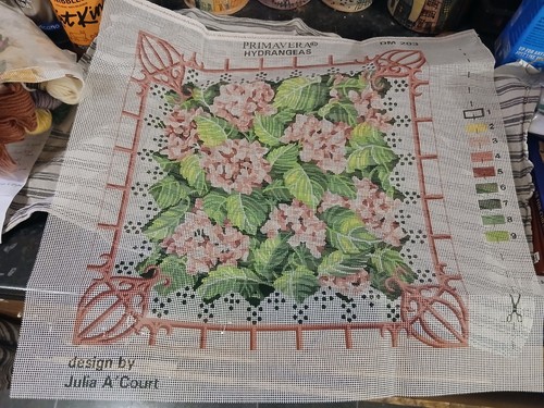 Primavera hydrangeas tapestry - hydrangeas,