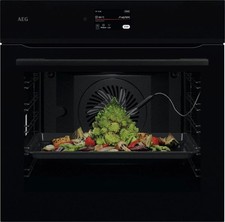 AEG NBE7P731AB MealAssist Pyrolytic Single Oven in Gloss Black GRADE B