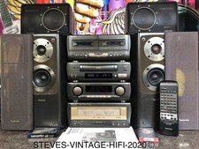 TECHNICS SC-CA1080 CD STEREO SYSTEM + REMOTE/MANUAL/SURROUNDS RARE L@@K FREE P+P