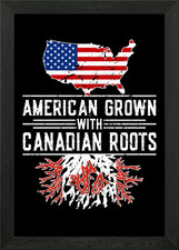 Canadian Roots Canada Framed
