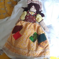 Vtg  70s Topsy Turvy Doll Flip Over 2 Dolls & Costumes Retro