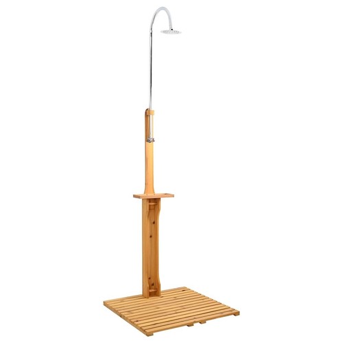 Wooden garden shower outdoor - wooden,