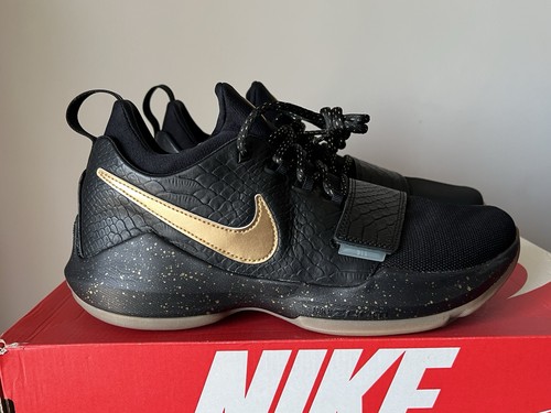 Nike black gold gum sz - black,