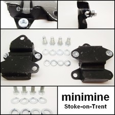 Classic Mini Front Engine To Subframe Mounts CAPTIVE NUT TYPE PAIR 21A1902ST