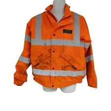Ballyclare Goretex Hi Vis Hi Viz Bomber Jacket NR153 Waterproof Railway Grade C