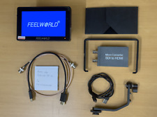 FEELWORLD F5 Pro 5.5 inch Camera Field Touch Screen Monitor with SDI adapter set