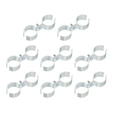 8pcs Chain Link Fence Panel