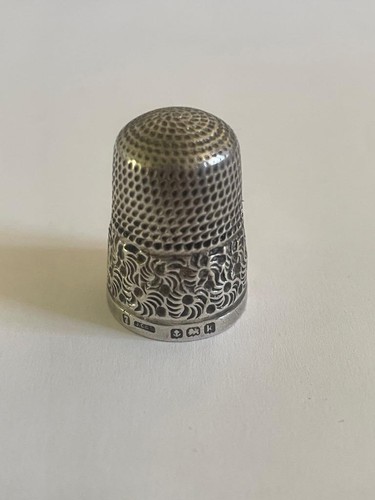 Sterling silver thimble - sterling,
