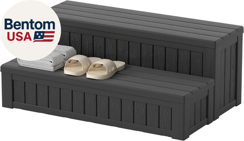 Plastic hot tub - plastic, steps