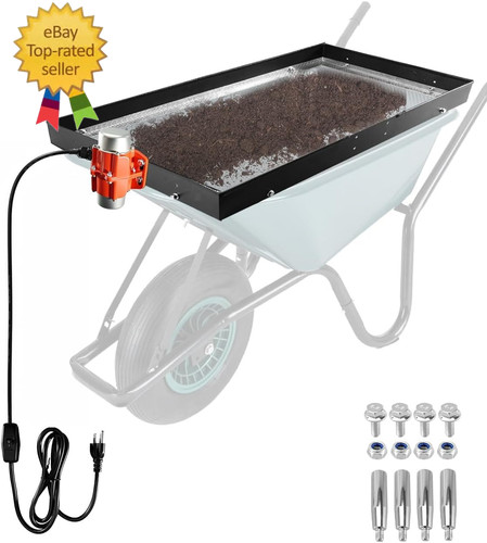 Metal soil sifter with - metal,