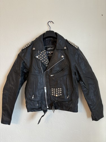 Genuine leather jacket biker - genuine,