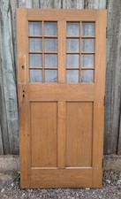 RECLAIMED ARTS & CRAFTS OAK EXTERNAL / INTERNAL DOOR COULD BE STABLE DOOR DB0787