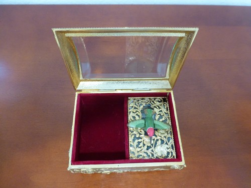 Vintage hummingbird automaton - hummingbird,