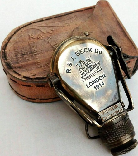Antique brass monocular - brass,