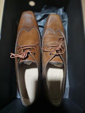 Sole  Wing Cap Leather Brogue Oxford Casual Shoes 8/42 