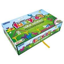 FUZZY FELT FARM ANIMALS DRAWER