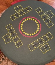 Poker Table Cover Round Green
