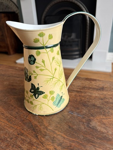 Cream enamel jug - jug, pitcher