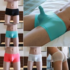 Men's Sexy Ice Silk Underwear