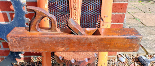 Vintage wooden jack plane - vintage,