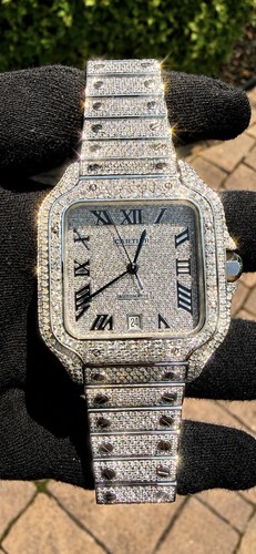 Cartier santos am 25 - santos, xl,