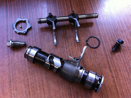 Shift drum with fork shift