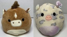 Squishmallows Flip A Mallows Phillip The Horse And Nia The Pig 5" Plush Soft Toy