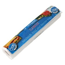 Sandwich Bags Fridge & Freezer Food Storage Large 22cm x 32cm Packing Up x 200