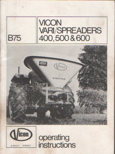 Vicon vari spreader 400 500 - vicon,