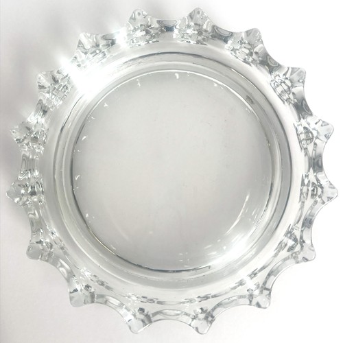 Vintage iceberg glass plate - vintage, by