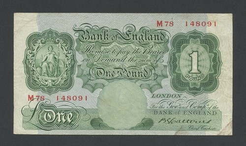 Bank england note 1930 - of,
