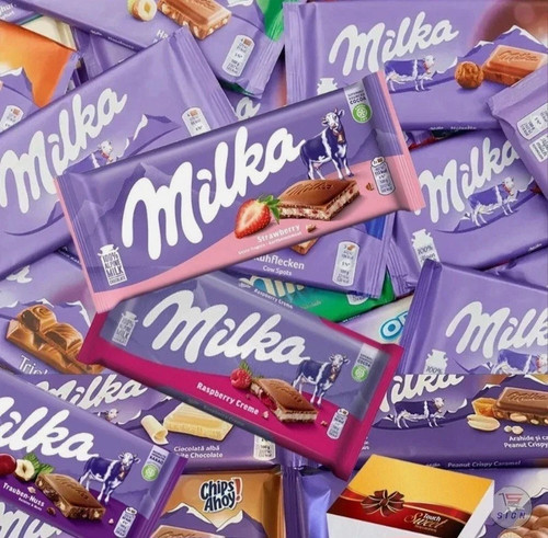 Milka chocolate mix flavours - ,