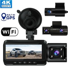 TOGUARD WIFI GPS Dash Cam 4K